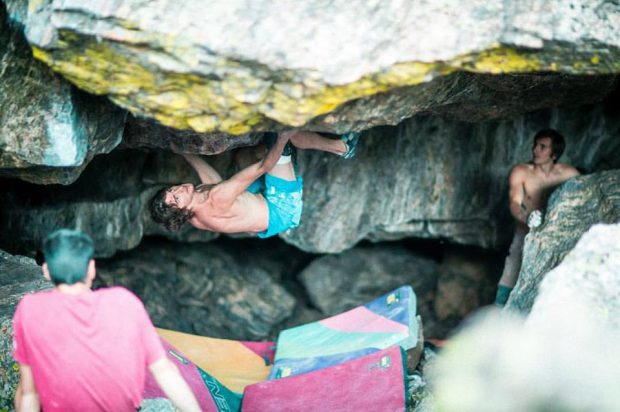 Dave Graham na "Creature from the Black Lagoon" 8C+ (fot. Cameron Maier / Bearcam)