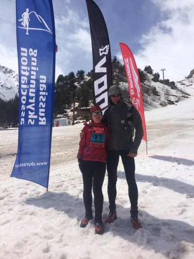 Oksana Stefaniszyna i Witalij Szkieł, tegoroczni zwycięzcy w Red Fox Elbrus Race