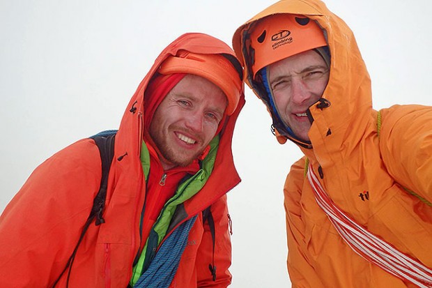 Michal Sabovčik i Ján Smoleň na sczycie Cerro Fitz Roy