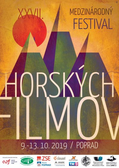 Plakat 27. Międzynarodowego Festiwalu Górskich Filmów w Popradzie