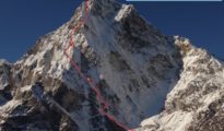 „Brothers in arms” (ED, 1.600 M, VI, M5+, WI5), Cholatse