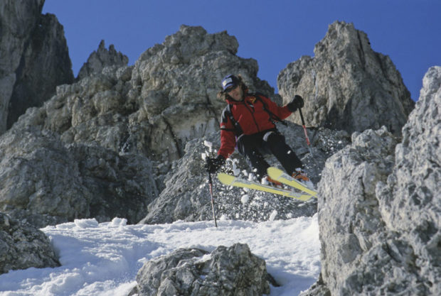 Hans osiągnął również mistrzostwo w skialpinizmie (fot. arch. Hans Kammerlaner)