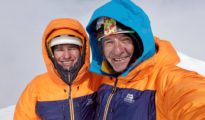 Tim Miller i Paul Ramsden na szczycie Surma-Sarovar (fot. Paul Ramsden)